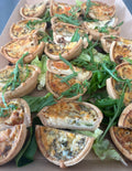 Homemade Quiches Platter