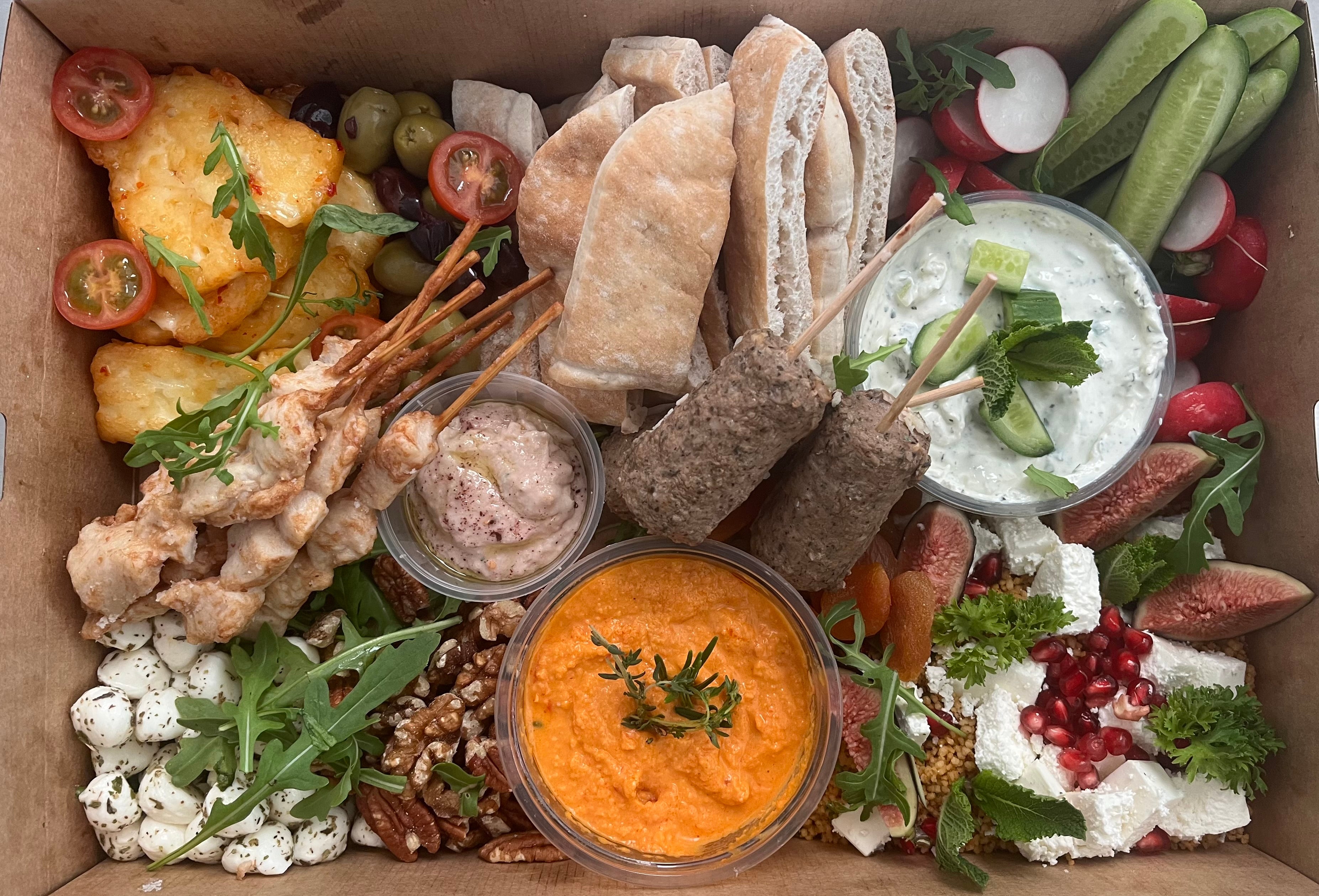 Mediterranean Mezze Box/Platter