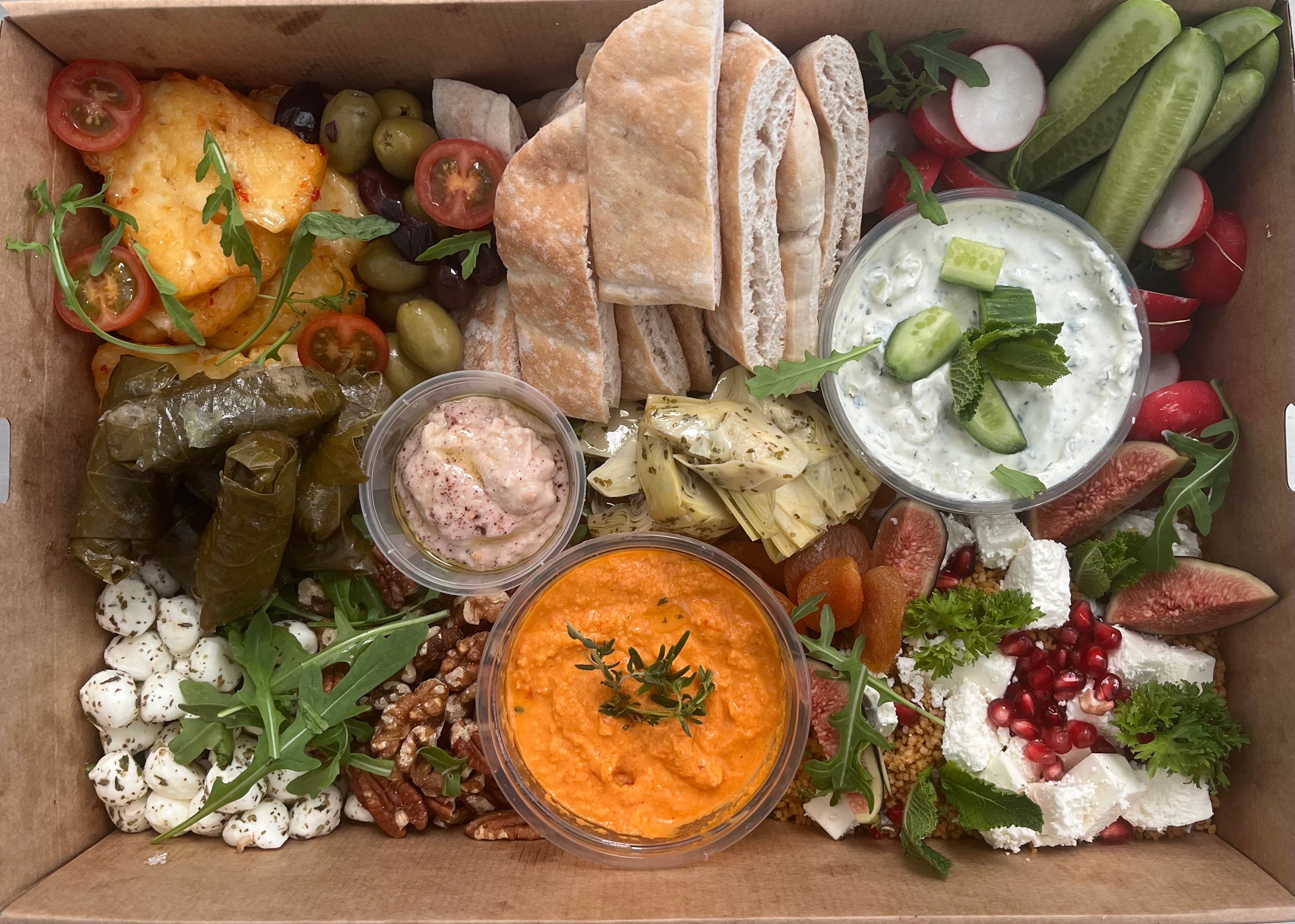 Mediterranean Mezze Box/Platter