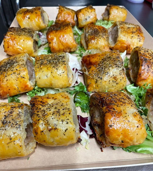 006. Homemade Sausage Roll Platters (18 Pieces)